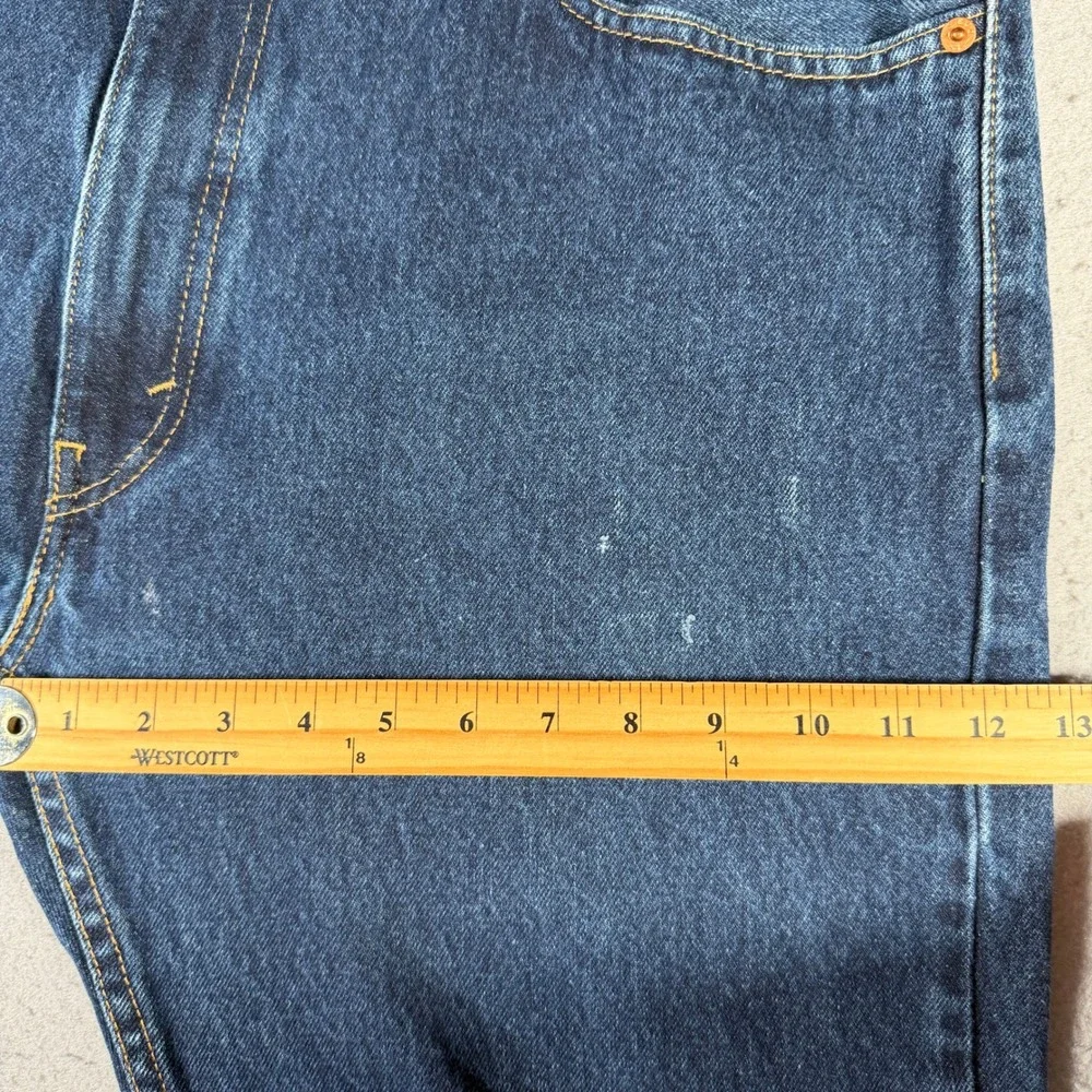 Levis 505 Regular Fit Straight Leg Jeans Mens‎ 40x32 Blue Dark Wash 00505-0216